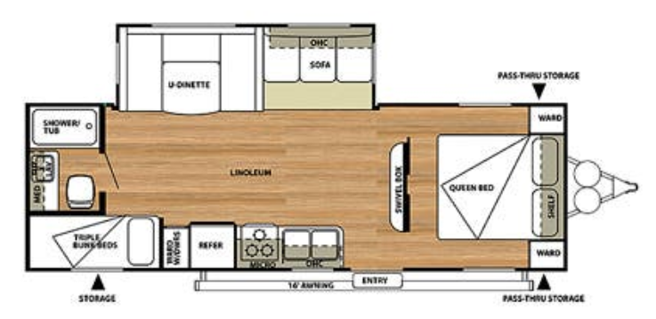 RV Salem Floor Plan